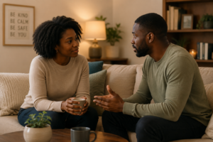 couple-having-a-calm-conversation-in-a-safe-environment